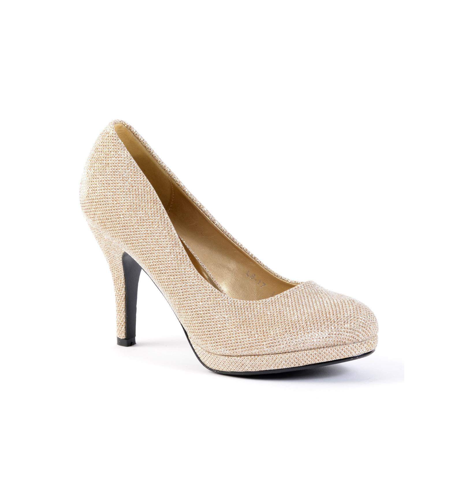 escarpin talon paillette