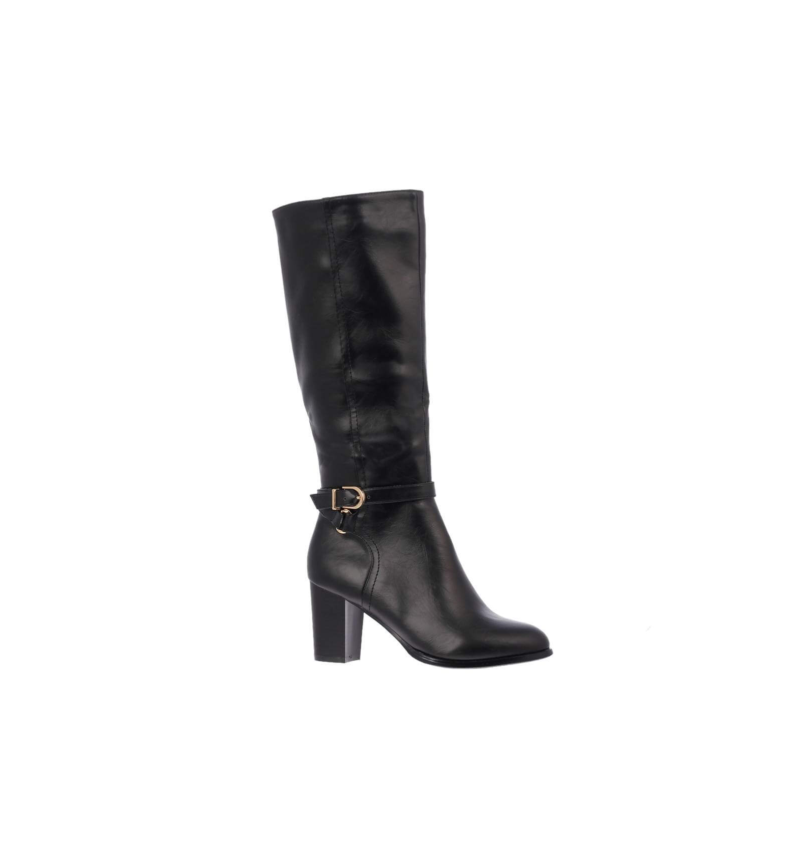 botte cavaliere noire femme