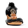 Sandales compensées noires avec bijoux BOLLYWOOD