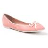 Ballerines femme simili cuir rose CLAIRE