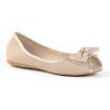 Ballerines femme simili cuir beige MARLÈNE