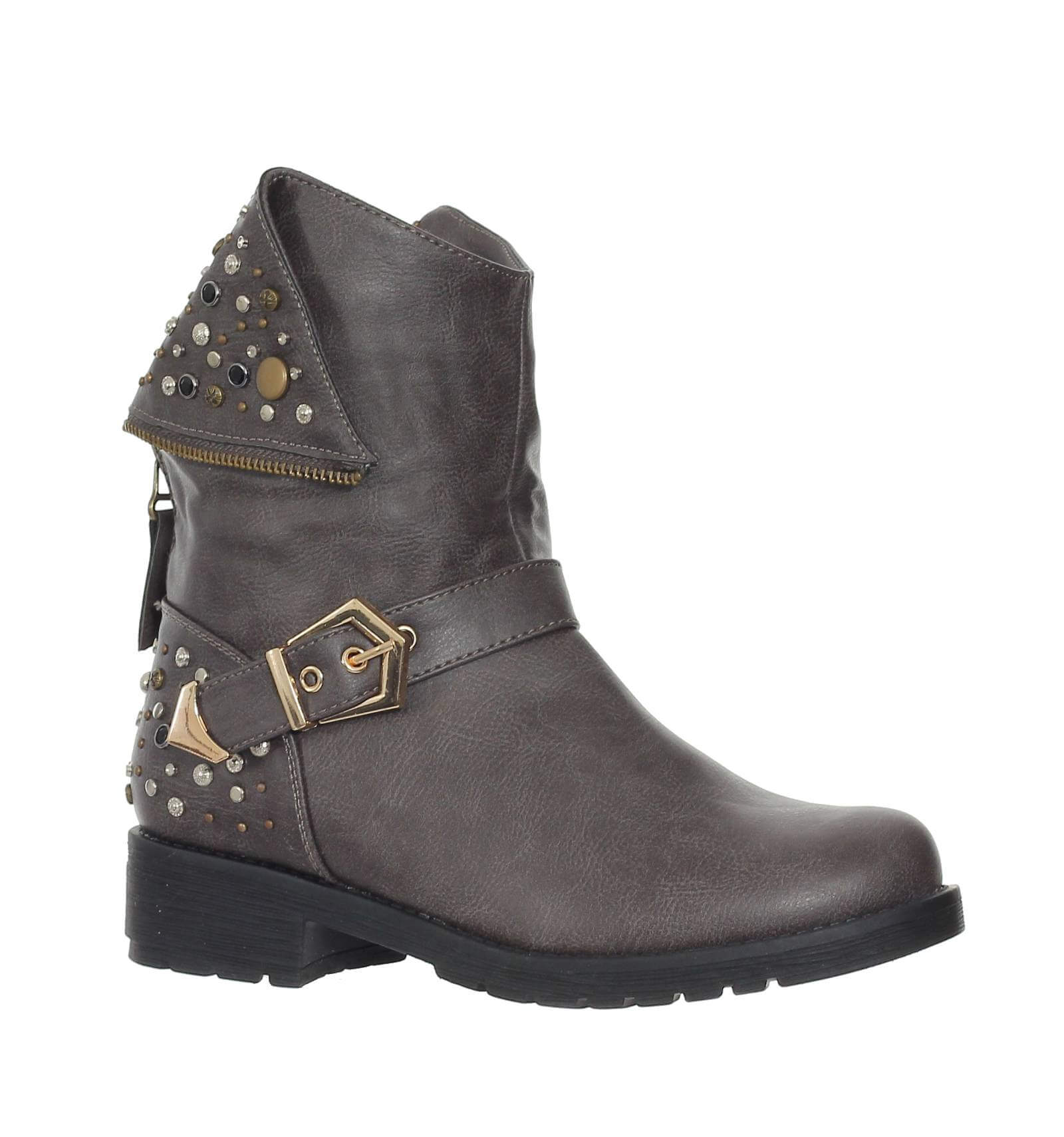 boots strass femme