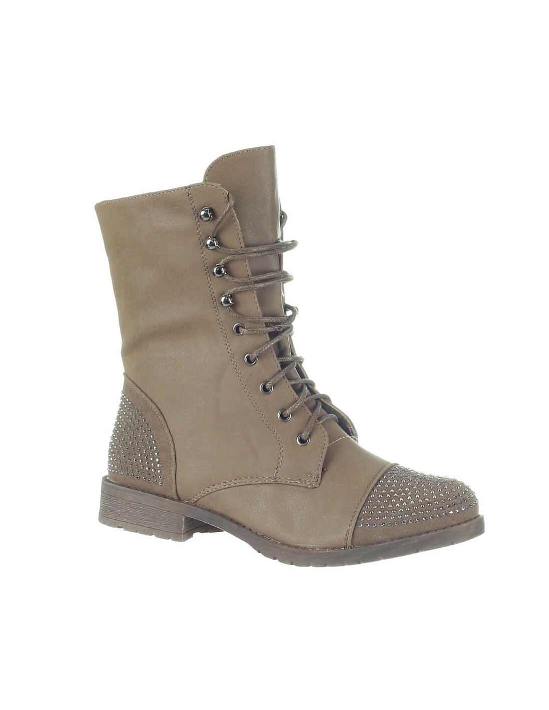 bottines femme à clous