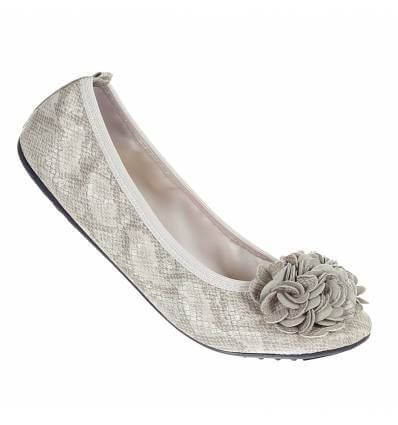 Ballerines beige femme effet python MONCEAU