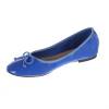 Ballerines femme bleu royal verni ELORA