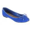 Ballerines femme bleu royal verni ELORA