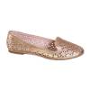 Ballerines femme simili cuir  champagne JADE