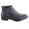 Bottines femme serpent bleu marine JOLYVIA