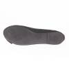 ENOLA black faux leather women's flat shoe