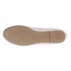 ELODIE beige perforated women's flat shoe