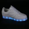 Baskets lumineuses enfants dorées LED