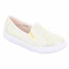 Baskets femme sans lacets avec strass jaune OMELLA