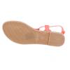 IBIZA fuchsia patent faux leather flat sandal