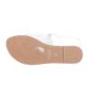 MALAGA black flowered flat sandal