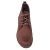 Derbies femme aspect daim montante à lacets marron Romane