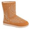 Bottes femme fourées camel BELINDA