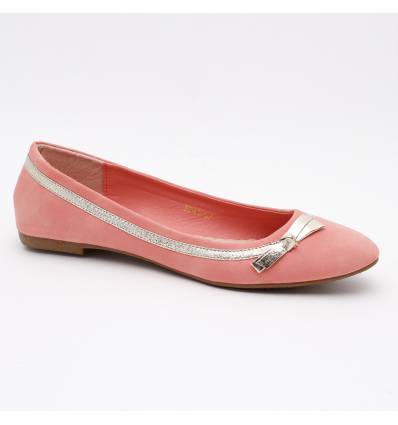 Ballerines femme simili cuir orange SOPHIE