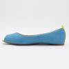 Ballerines femme bout ouvert bleu ALEXIA