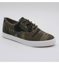 Basket femme top militaire
