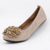 Ballerines beige femme à fleur MONCEAU