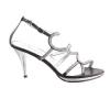 Sandales talon et strass fantaisie noir Yasmine