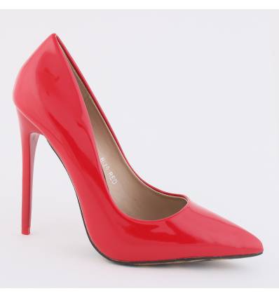 Chaussures femme à talon aiguille rouge Megan