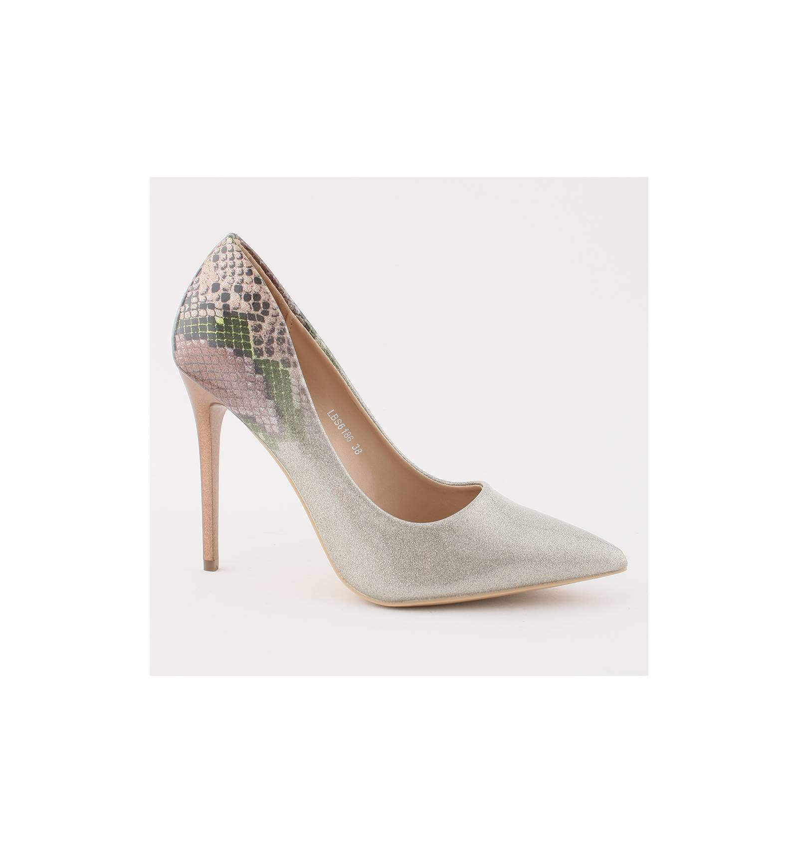chaussure soiree doree
