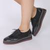 Derbies femme noir Dalila
