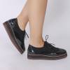 Derbies femme noir Dalila