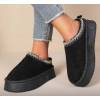 Bottines noires peau de mouton Riverina