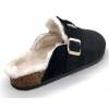 Mules noires fourrées femme Malia